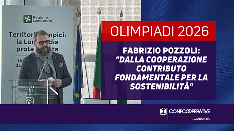 Olimpiadi 2026, Pozzoli: "Dalla cooperazione contributo fondamentale per la sostenibilità"
