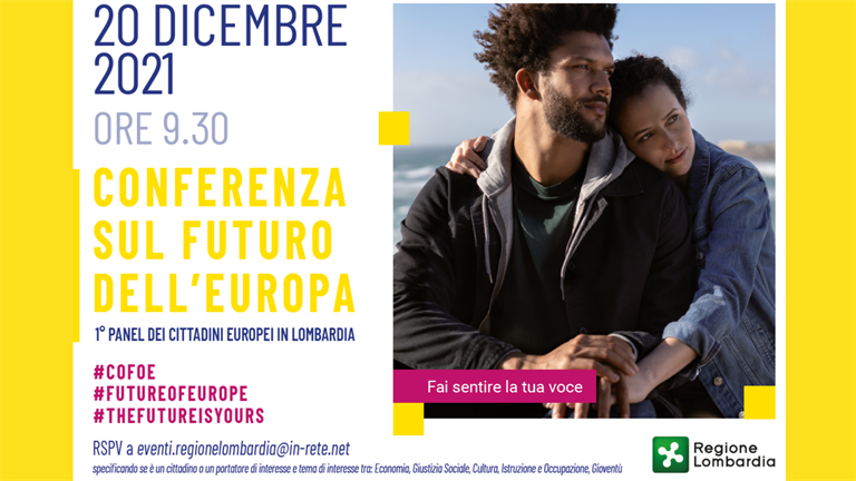 In agenda il 20 dicembre "Conferenza sul futuro dell'Europa"