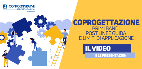 Video e presentazioni | Coprogettazione – primi bandi post linee guida e limiti di applicazione