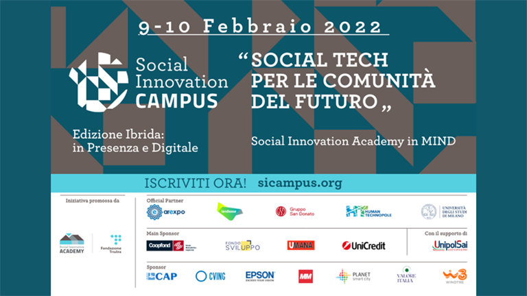 9 -10 FEBBRAIO | Ritorna il Social Innovation Campus