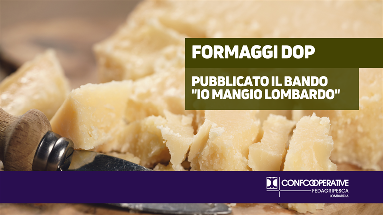 Formaggi DOP, pubblicato il bando “Io Mangio Lombardo”