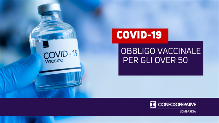 Covid-19, obbligo vaccinale per gli over 50