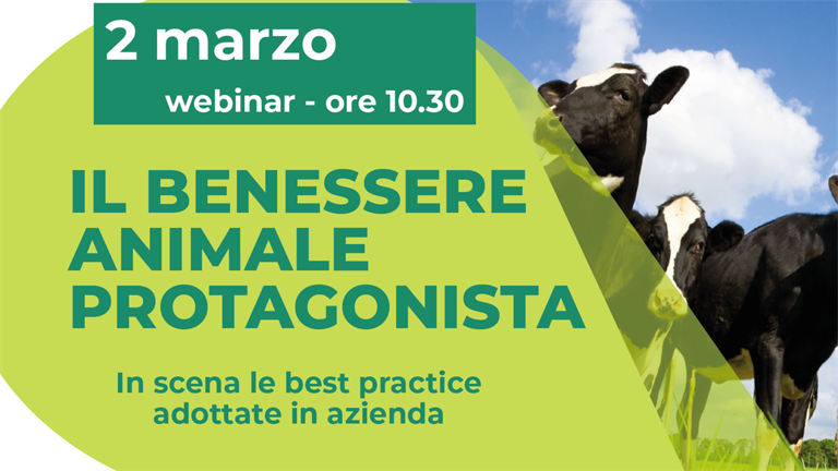 SAVE THE DATE | Webinar 2 marzo “Il benessere animale protagonista”