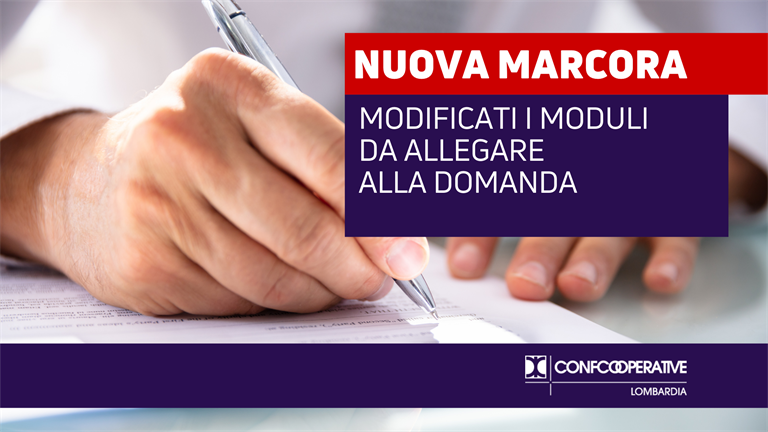 Nuova Marcora, modificati i moduli da allegare alla domanda