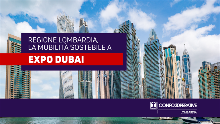Regione Lombardia, la mobilità sostenibile all’EXPO di Dubai