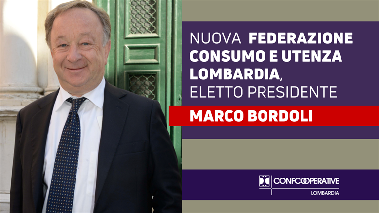 Nuova Federazione Consumo e Utenza Lombardia, eletto Marco Bordoli presidente