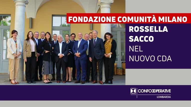 Fondazione di Comunità Milano, Rossella Sacco nel nuovo consiglio di amministrazione