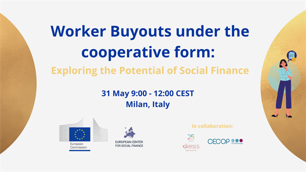 Save the date | 31 maggio workshop "Worker Buyouts in cooperativa"