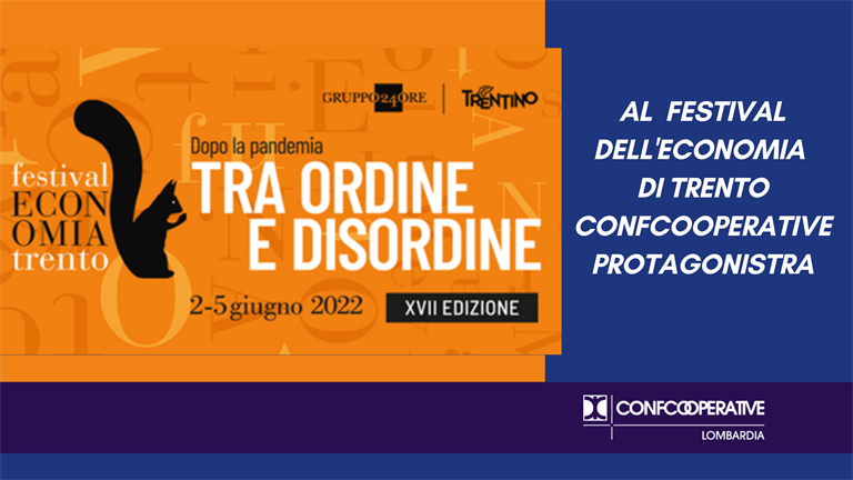 Al Festival dell’Economia di Trento Confcooperative protagonista