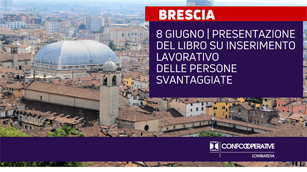 Save the date | 8 giugno presentazione del libro su inserimento lavorativo delle persone svantaggiate