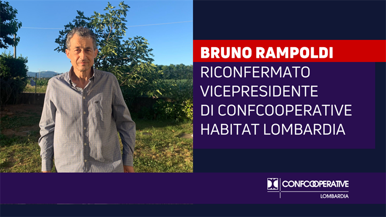 Bruno Rampoldi confermato vicepresidente di Confcooperative Habitat Lombardia
