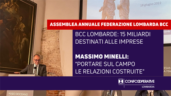 BCC lombarde: 15 miliardi destinati alle imprese