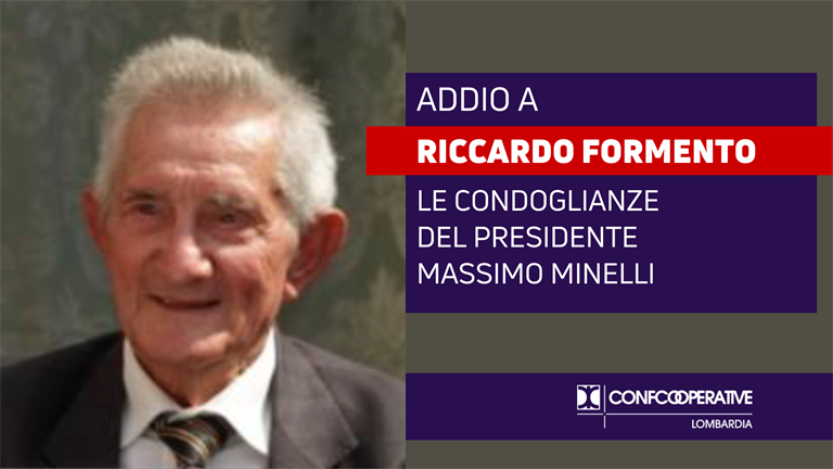 Addio a Riccardo Formento, le condoglianze di Confcooperative Lombardia