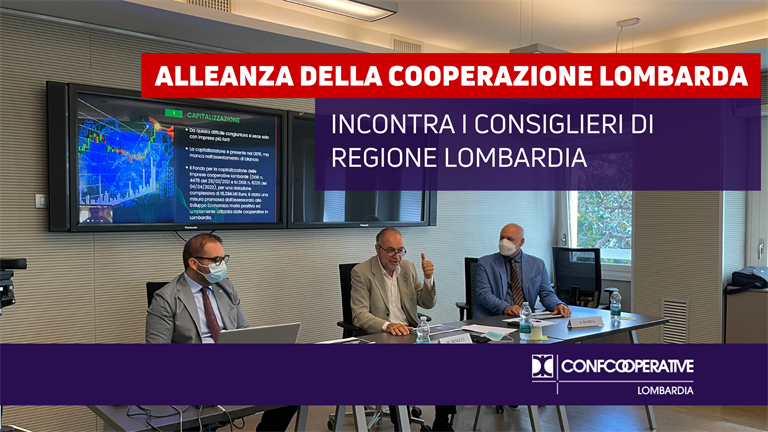 Cooperazione, obiettivo futuro - Alleanza della Cooperazione lombarda incontra i consiglieri di Regione