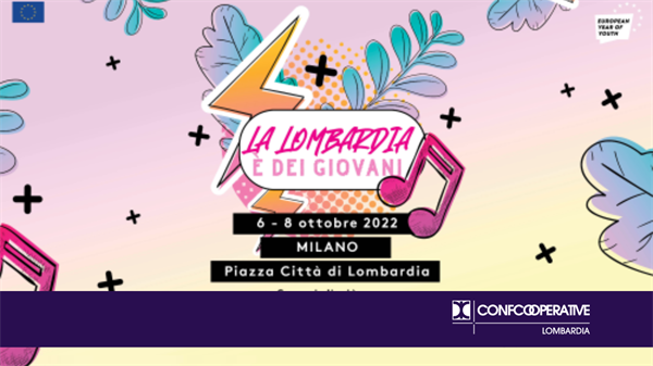 SAVE THE DATE | 6-8 ottobre  "La Lombardia è dei giovani", l’evento di Regione