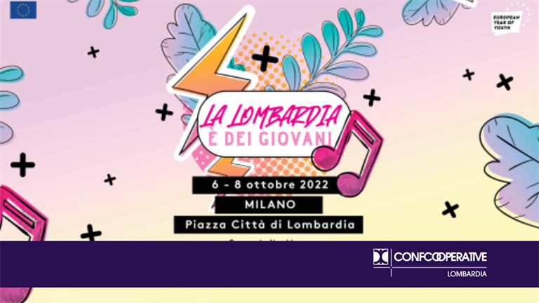 SAVE THE DATE | 6-8 ottobre  "La Lombardia è dei giovani", l'evento di Regione