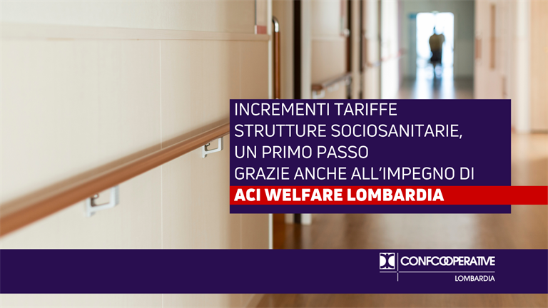 Incrementi tariffe strutture sociosanitarie, un primo passo grazie anche all’impegno di ACI Welfare Lombardia
