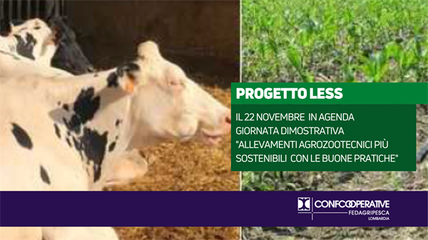 SAVE THE DATE 22 novembre | Giornata dimostrativa "Allevamenti agrozootecnici più sostenibili con le buone pratiche"