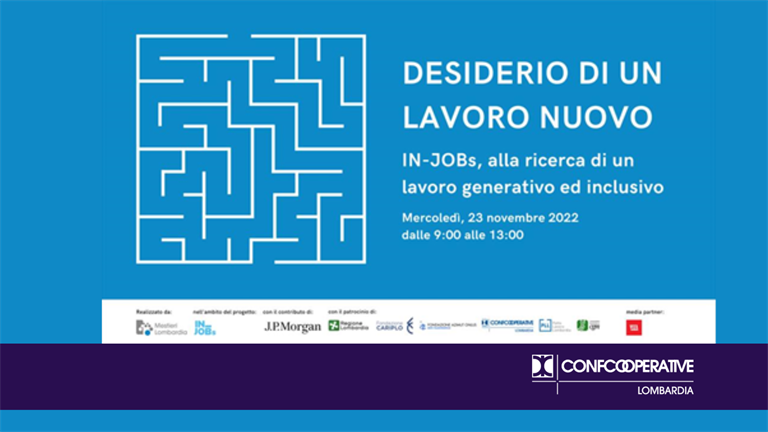 23 novembre: in programma il seminario "Desiderio di un lavoro nuovo", organizzato da Mestieri Lombardia