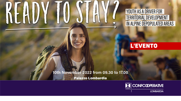 Spopolamento delle Alpi, conferenza il 10 novembre: “Ready to stay?", la parola ai giovani