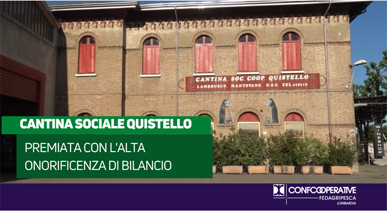 Premio Industria Felix alla Cantina di Quistello