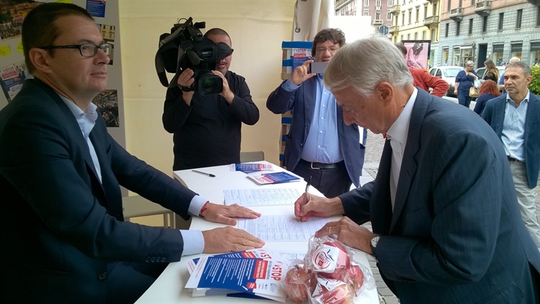 VIA LE MELE MARCE, PISAPIA FIRMA STOP FALSE COOPERATIVE