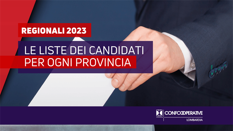 Elezioni 2023, le liste provincia per provincia dei candidati a Regione Lombardia