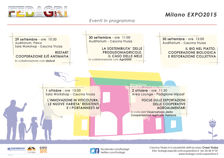 DAL 29 SETTEMBRE APPUNTAMENTO CON FEDAGRI A EXPO