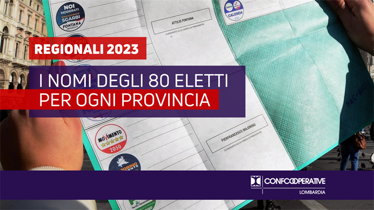 Regionali 2023, tutti i consiglieri eletti provincia per provincia