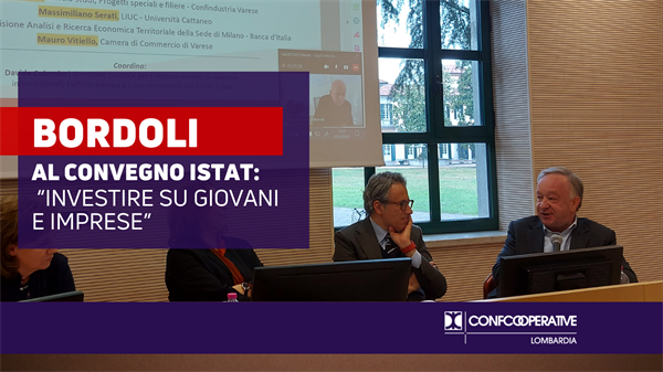 Convegno Istat, Bordoli “investire su giovani e imprese”