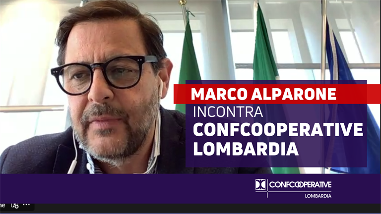 Marco Alparone a Confcooperative: "risorse tema che costruiremo"