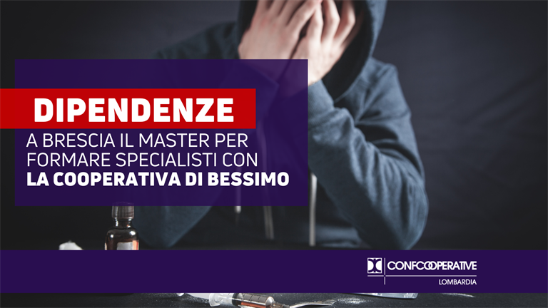 Dipendenze, a Brescia il master per formare specialisti con la Cooperativa di Bessimo