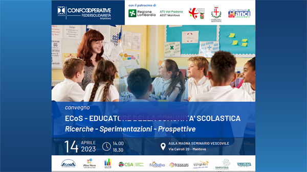 Il 14 aprile a Mantova il convegno “ECoS - Educatore della comunità scolastica. Ricerche - sperimentazioni - prospettive”