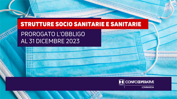 Strutture socio-sanitarie e sanitarie, rimane l’obbligo delle mascherine