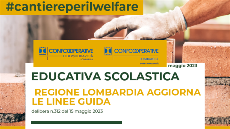 Educativa scolastica, Regione Lombardia aggiorna le linee guida