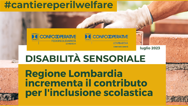 Disabilità sensoriale, Regione Lombardia incrementa il contributo per l’inclusione scolastica