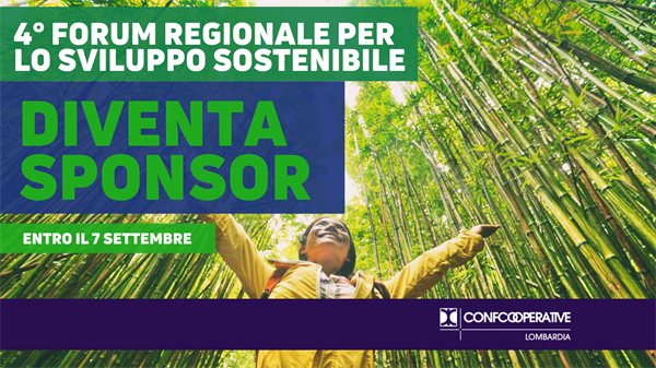 Diventa sponsor del 4° Forum regionale per lo sviluppo sostenibile