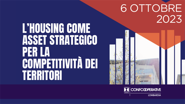 6 ottobre | A Bergamo "L'housing come asset strategico per la competitività dei territori"