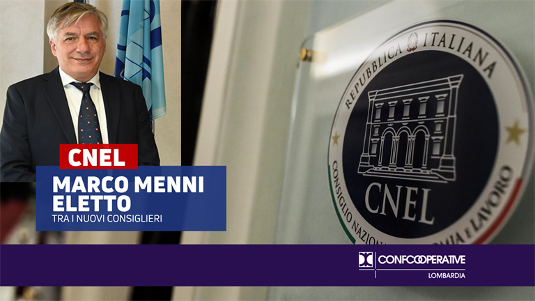 Marco Menni eletto tra i 64 consiglieri del CNEL