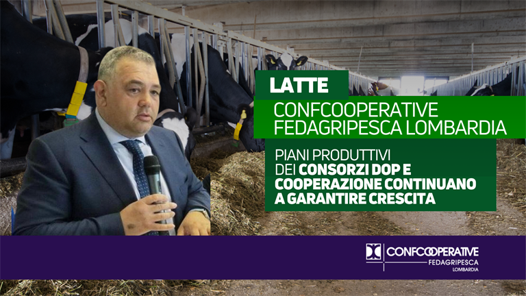Latte, Perini (Confcooperative): costi di produzione ostacolano ripresa, attenzione ai sistemi di formazione prezzi