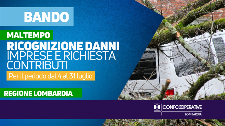 Imprese, maltempo in Lombardia: ricognizione danni e richiesta contributi per la ripresa