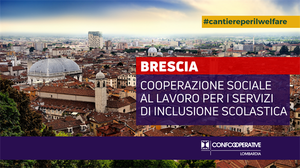 Brescia, cooperazione sociale al lavoro per i servizi di inclusione scolastica