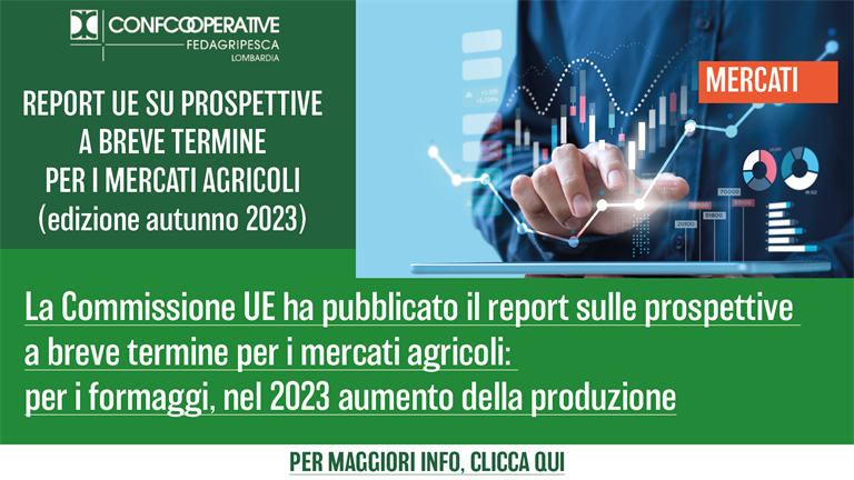 Report Ue, aumento produzione formaggi nel 2023