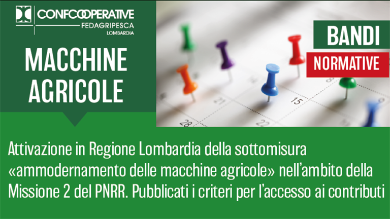 Macchine agricole, Regione pubblica i criteri per accesso ai contributi per ammodernamento