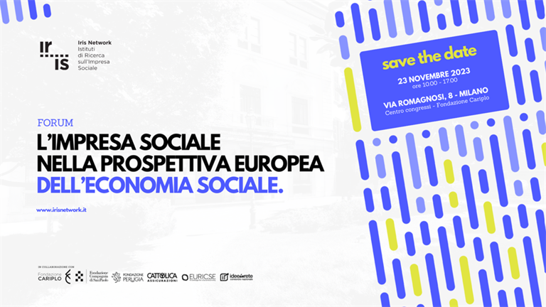 23 novembre | L’Impresa Sociale nella Prospettiva Europea dell’Economia Sociale
