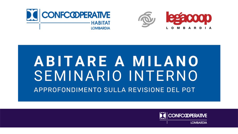 9 novembre | Seminario "Abitare a Milano - Approfondimento sulla revisione del PGT"