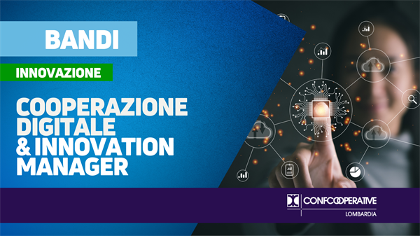 Innovazione, i bandi cooperazione digitale e innovation manager