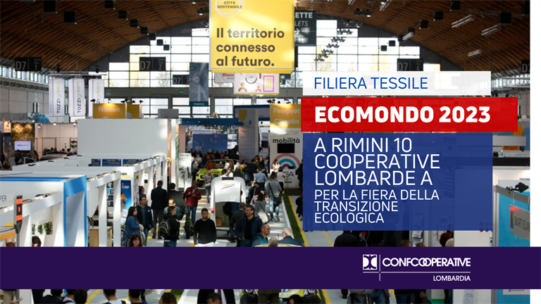 Ecomondo, filiera tessile, a Rimini 10 cooperative lombarde alla Fiera della transizione ecologica
