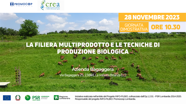 28 novembre | Giornata dimostrativa “La filiera multiprodotto e le tecniche di produzione biologica”