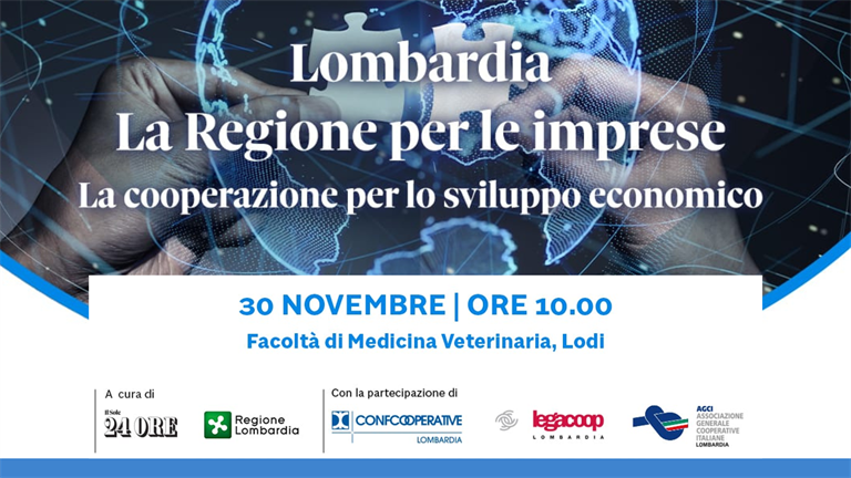 Cooperazione a Lodi per il roadshow Regione Lombardia/Sole 24 Ore